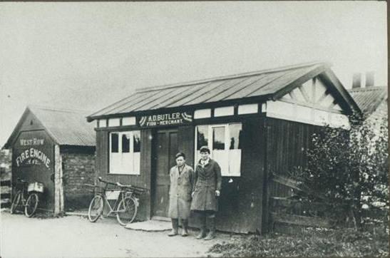 Fire Station and Fish Shop